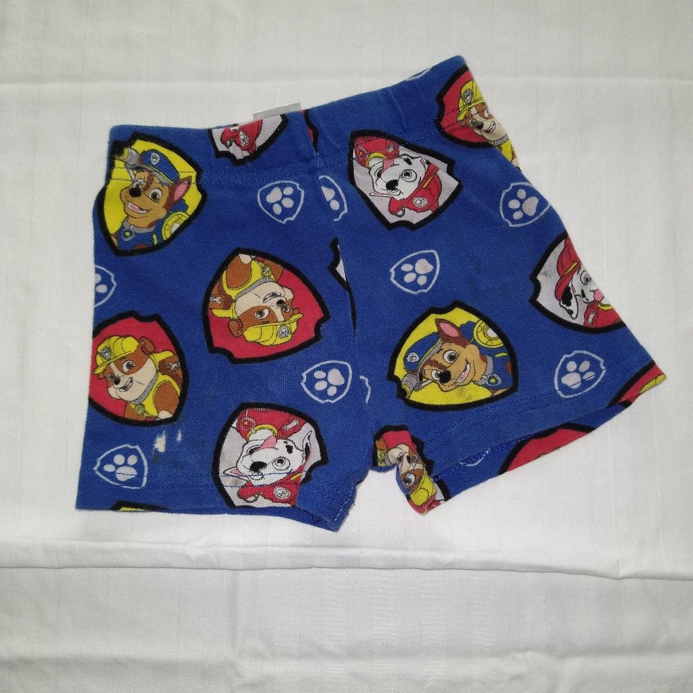 Toddler PJ shorts, Paw Patrol, blue, 2T